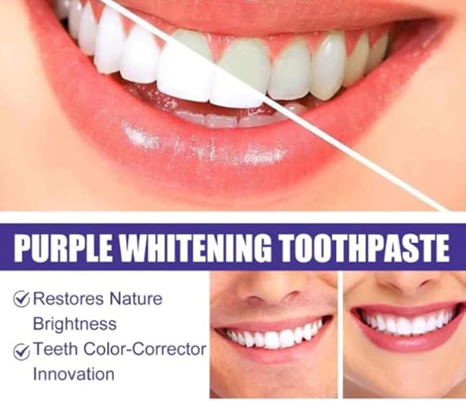 Purple Whitening Toothpaste - Color Corrector