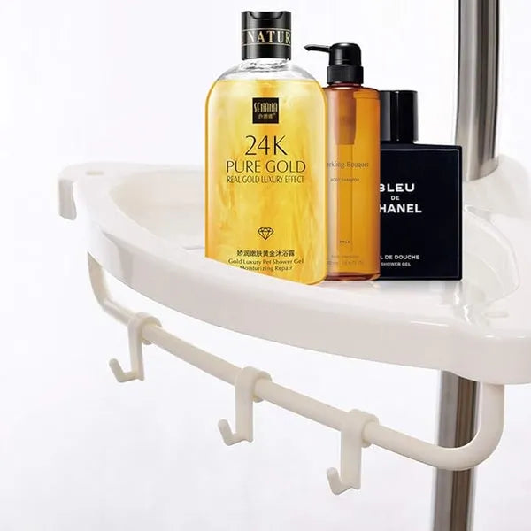 Adjustable Multifunctional Bathroom Corner Rack