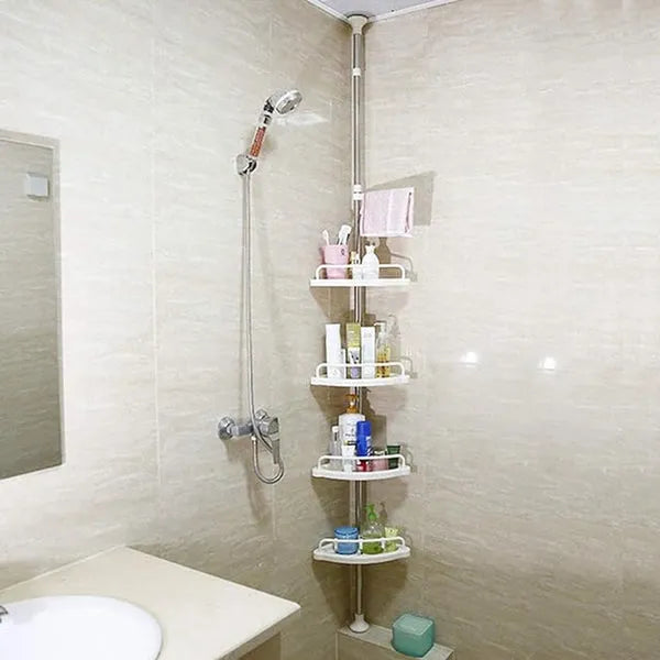 Adjustable Multifunctional Bathroom Corner Rack