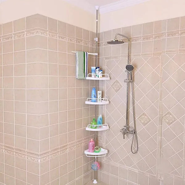 Adjustable Multifunctional Bathroom Corner Rack