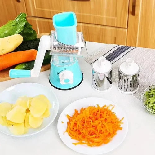 ✨Last Day 50%OFF🧑‍🍳Kitchen Artifact🥳3 in 1 Rotary Grater Vegetable Slicer